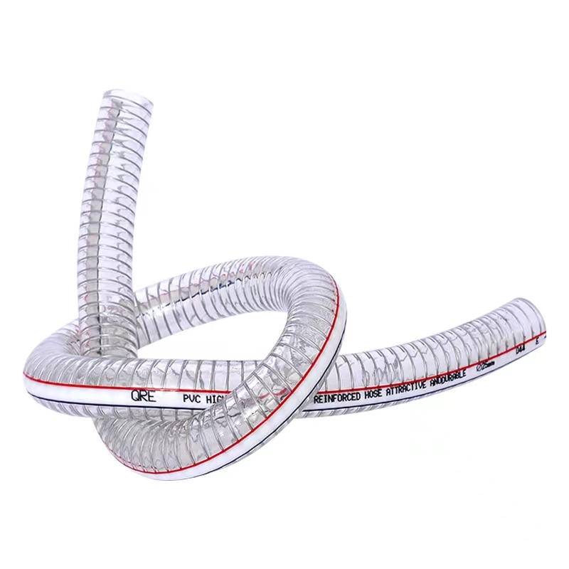 鑫迈凯斯 PVC透明钢丝软管 透明塑料管 内径180mm壁厚10mm 米高清大图