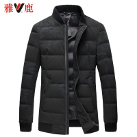 yaloo/雅鹿羽绒服男 短款冬季2018新款男士保暖修身上衣男