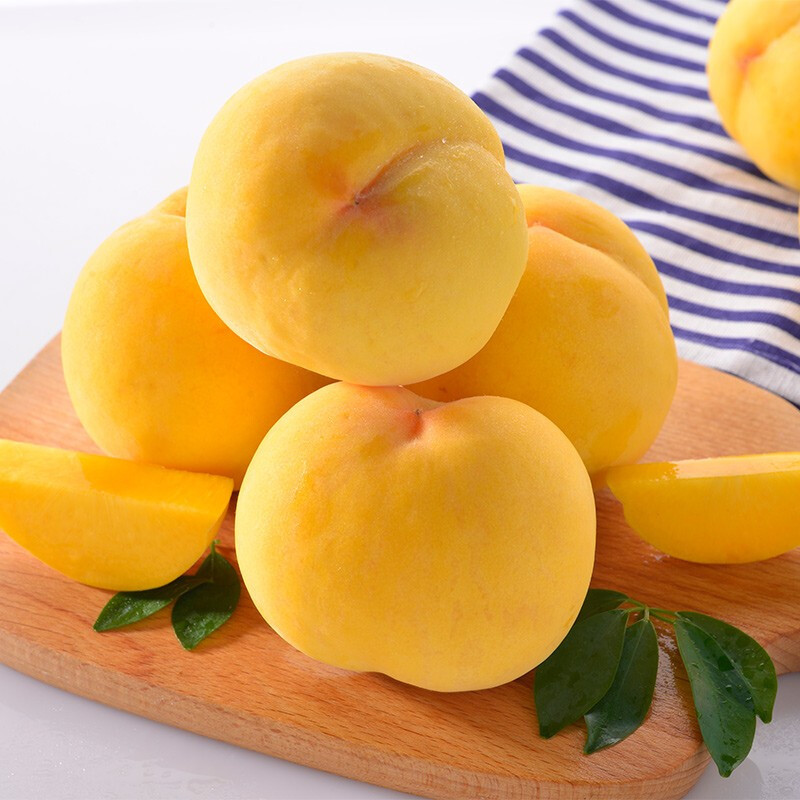摘锦绣黄桃精选黄金蜜桃新鲜应季水果脆甜黄肉桃蜜桃锦绣毛桃产地直发