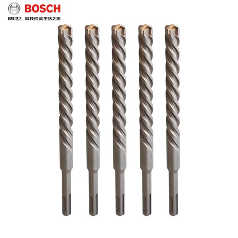 博世(Bosch)四坑5系四刃电锤钻头两坑两槽圆柄冲击钻头可钻钢筋墙混 四坑5系钻头 8X50X110