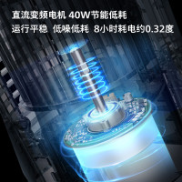 飞利浦(PHILIPS)电风扇落地家用塔扇直流变频无叶风扇智能遥控风扇定时卧室客厅大风量立式遥头扇ACR4144TF