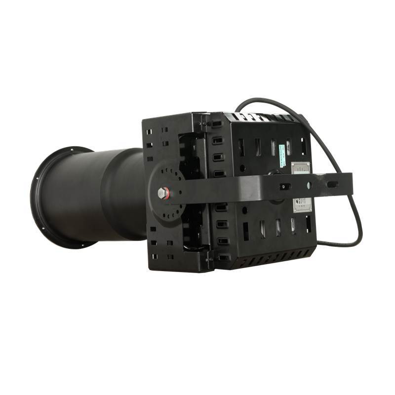 华荣(WAROM)HRZM-FL8215(GW)、300W、100-240V、IP65、5000K、强光探照灯 黑色