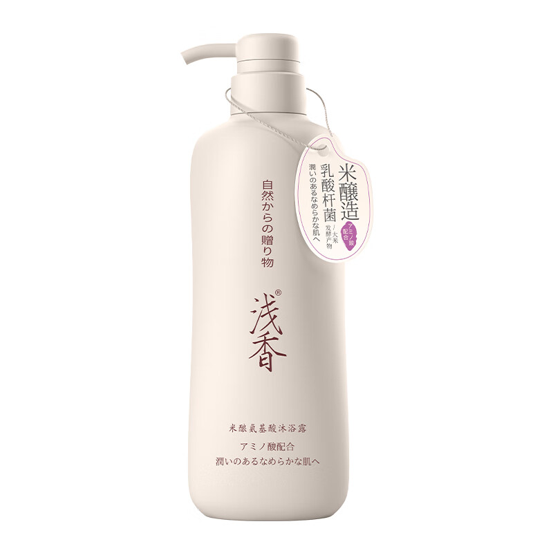 浅香米酿氨基酸沐浴露750g单位:瓶