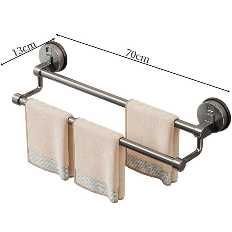 豫龙都 毛巾架双杆个