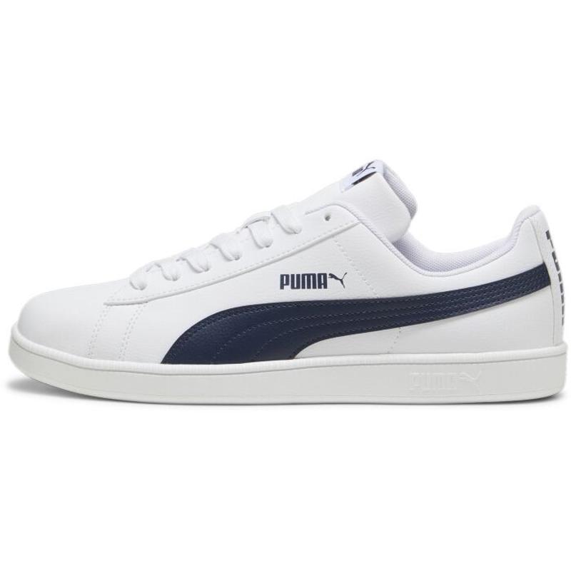 彪马(Puma)潮牌运动休闲鞋男款透气舒适百搭室内训练鞋 white_(white_/_dark_blue) 44