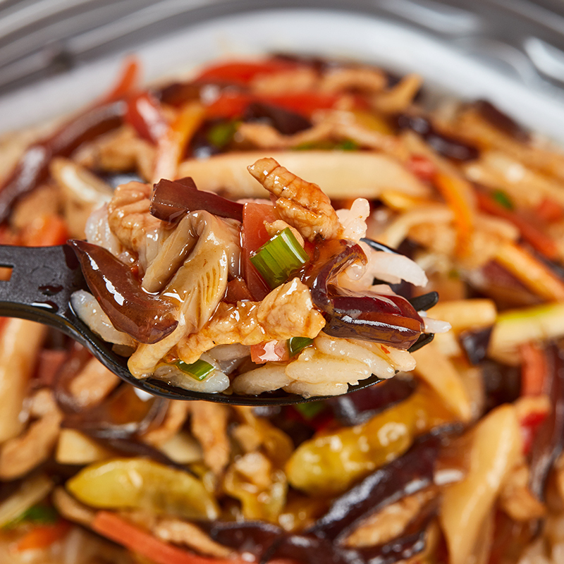 丝米达鱼香肉丝煲仔饭260g米饭