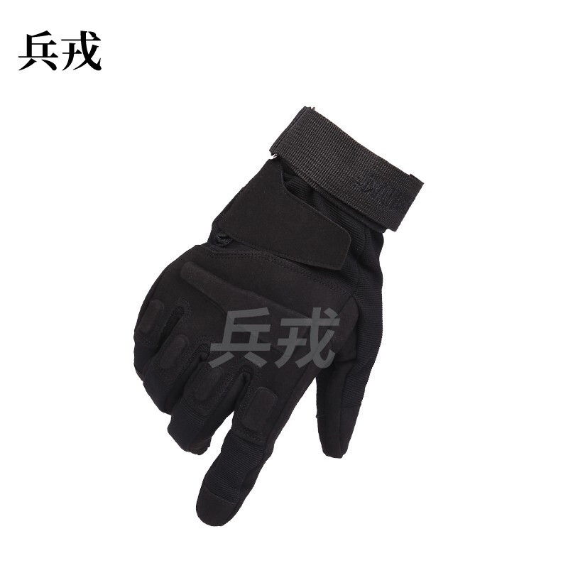 兵戎 战术手套全指手套户外骑行钓鱼登山攀岩运动健身手套耐磨防滑全指手套