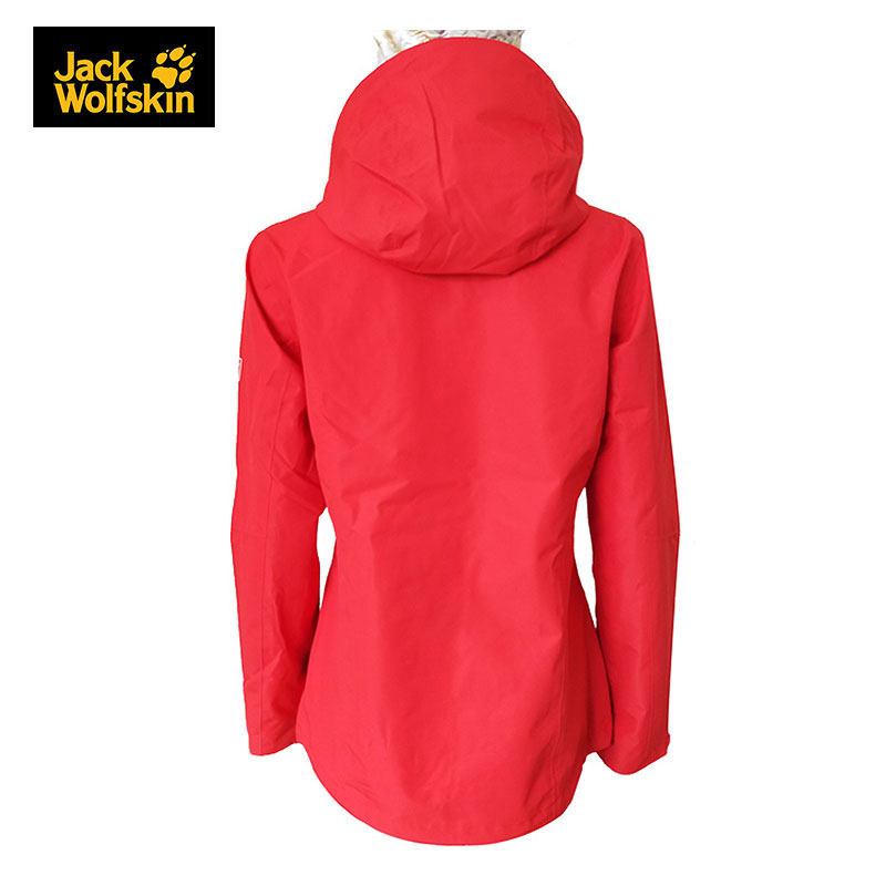 Jack wolfskin狼爪2018春夏新品女装户外防水冲锋衣外套5118021