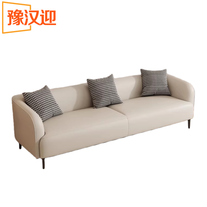 豫汉迎皮质沙发高清大图