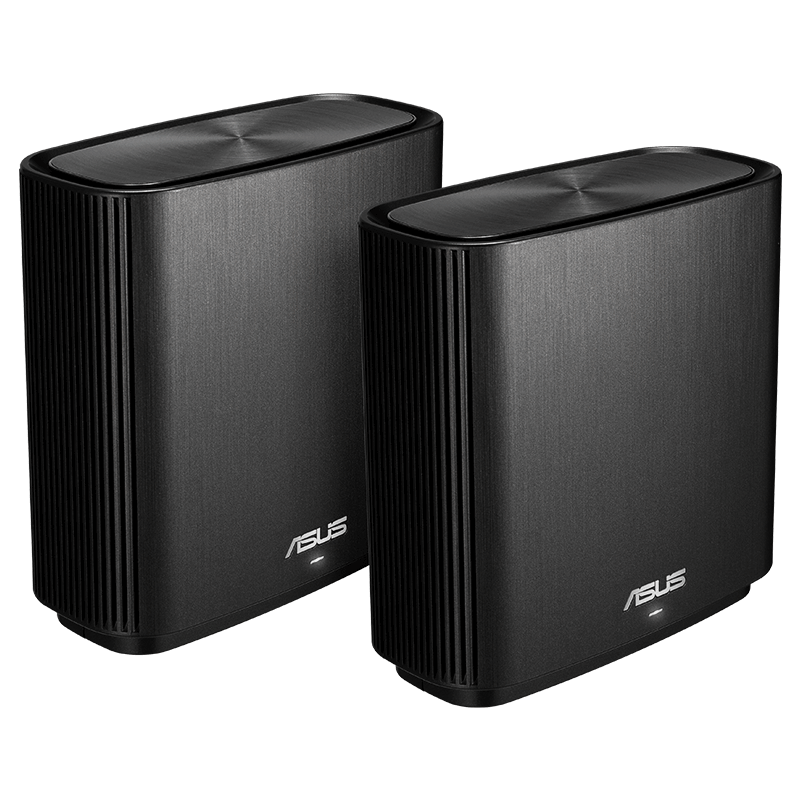 华硕(ASUS)灵耀路由器三频3000M分布式路由器高通四核一键智联 暮光黑 上门安装 wifi