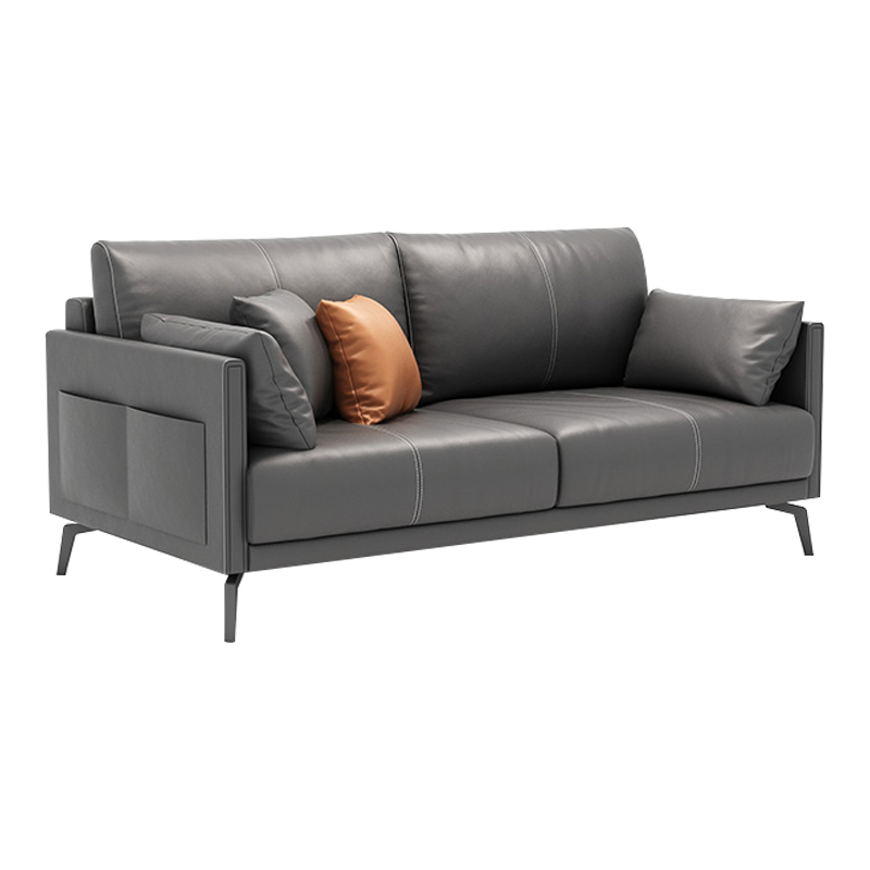 臻远ZYJJ-80181 简约办公沙发洽谈接待沙发休闲沙发组合 西皮双人位