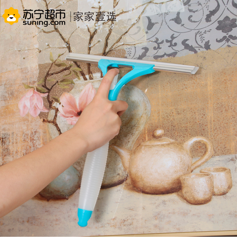 家家壹选 玻璃刮水器擦玻璃家用玻璃刮擦窗器窗户清洁工具搽洗窗喷水刮 玻璃刮2个装 颜色随机
