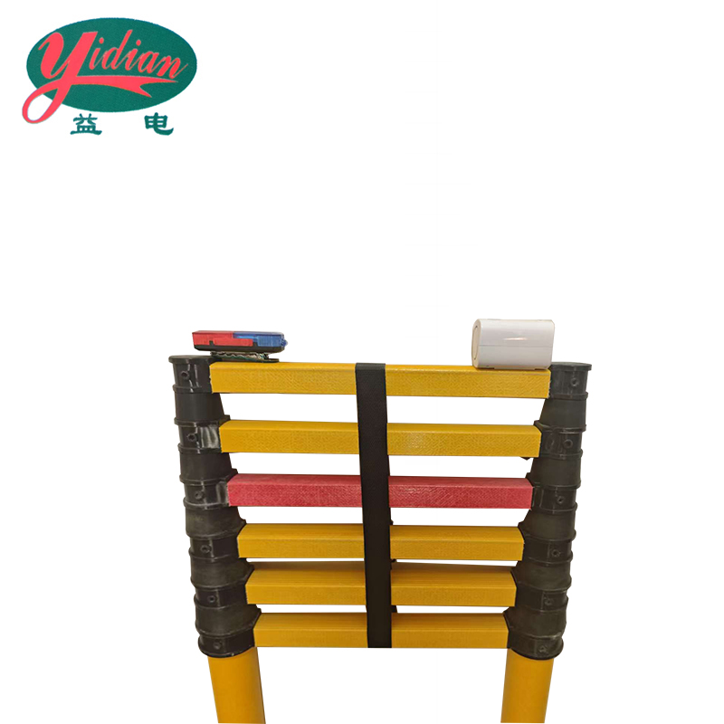 益电 玻璃钢竹节梯 2米 把高清大图