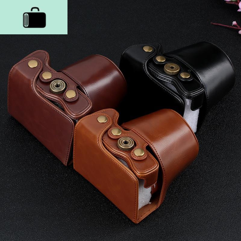 适用佳能EOSM6相机套M50M100保护套m6二代摄影包相机皮套M6IINEW LAKE M6【15-45】白_516