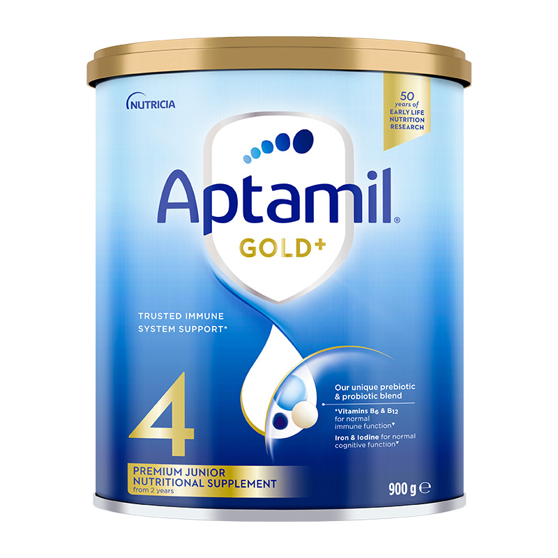 澳洲爱他美金装 aptamil 4段婴幼儿配方奶粉（2-3岁） 900g 保税区发货