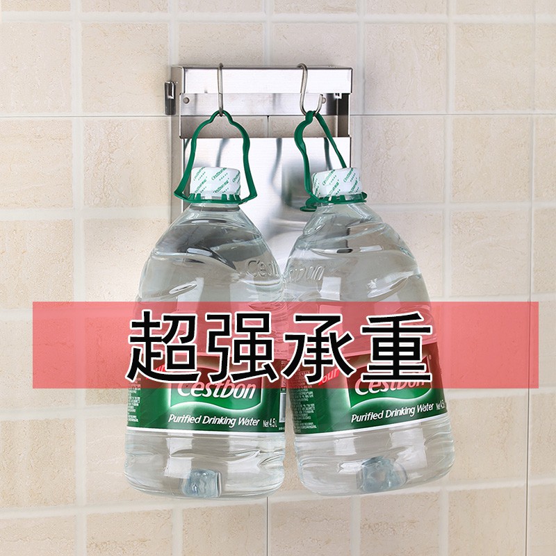 厨房304不锈钢刀架壁挂免打孔刀座家用刀具收纳置物架放菜刀刀架收纳层架 三维工匠高清大图