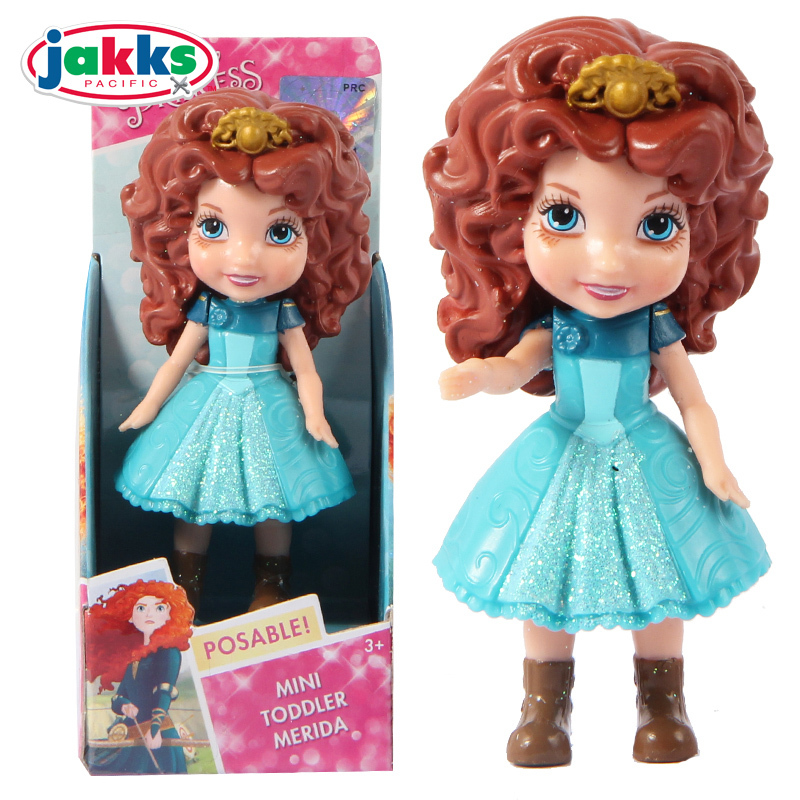 jakks 迪斯尼女孩玩具布娃娃 勇敢传说梅莉达公主玩偶