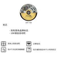 Titoni瑞士梅花表空霸系列小绿表女士腕表机械表23733S-673