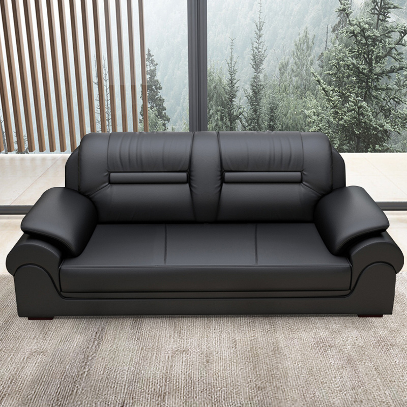 臻远 ZY5110322 办公沙发商务办公室沙发会客沙发茶几组合西皮3+1+1高清大图