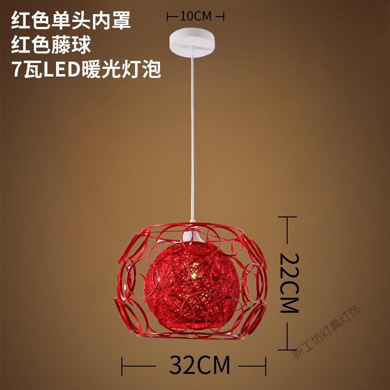 苏宁放心购 餐厅吊灯现代简约三头鸟笼灯创意个性过道阳台奶茶店办公室吧台灯高清大图