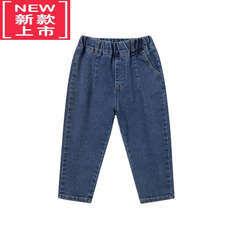 可莉允板牙男童加绒牛仔裤冬装秋冬款婴儿童装宝宝小童小童长裤子保暖潮保暖裤图片