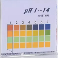 BiOUKe 精密PH试纸 测量范围1-14,PH1-14, 100条/盒 1盒