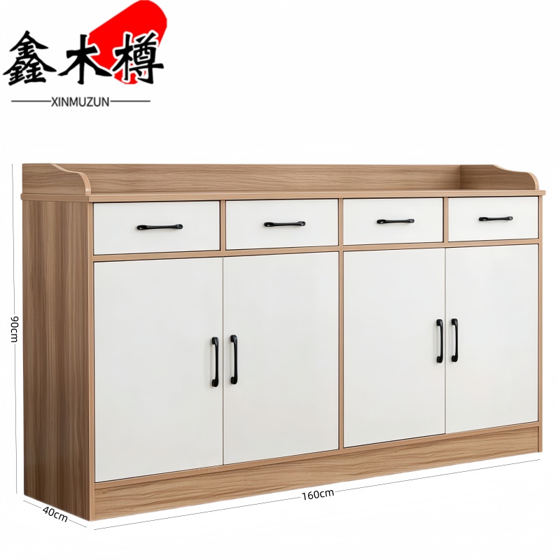 鑫木樽茶水柜4门个高清大图