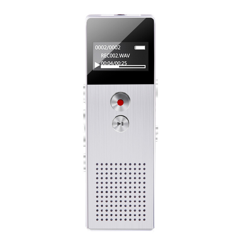 山水（SANSUI）录音笔H--612 16G 银色 专业微型无损录音笔迷你高清 远距降噪智能声控录音