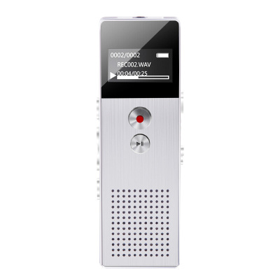 山水（SANSUI）录音笔H--612 16G 银色 专业微型无损录音笔迷你高清 远距降噪智能声控录音