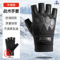大唐御户训全指内手套战术手套户外防风防寒秋冬骑行作训加绒保暖触屏手套 半指手套【不加绒】 中号