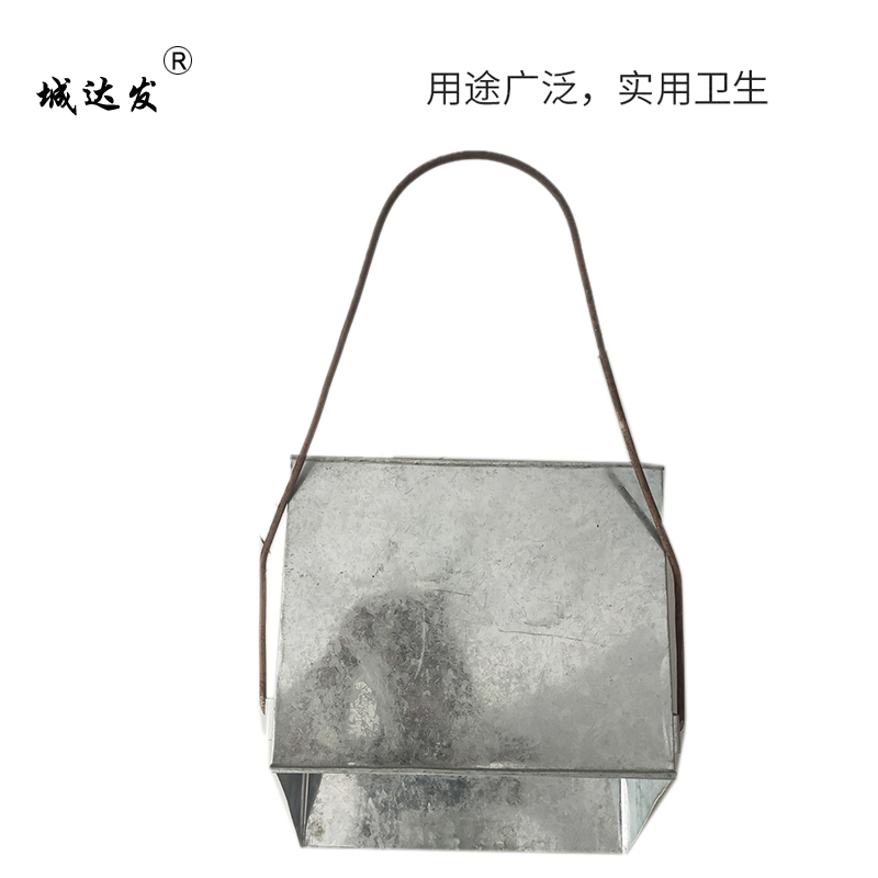 城达发 铁撮子 加厚箱式垃圾铲手工打造 340*400*150mm 个高清大图
