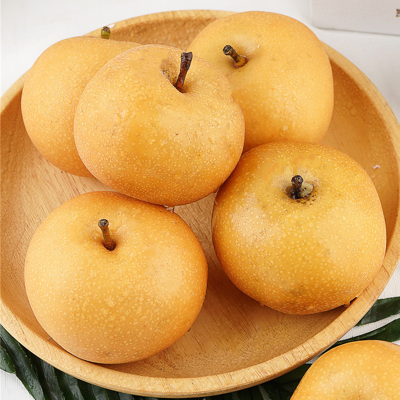 [西沛生鲜]新鲜山东秋月梨 净重4.5斤 中果 7-9个 新鲜当季水果 现摘现发高清大图