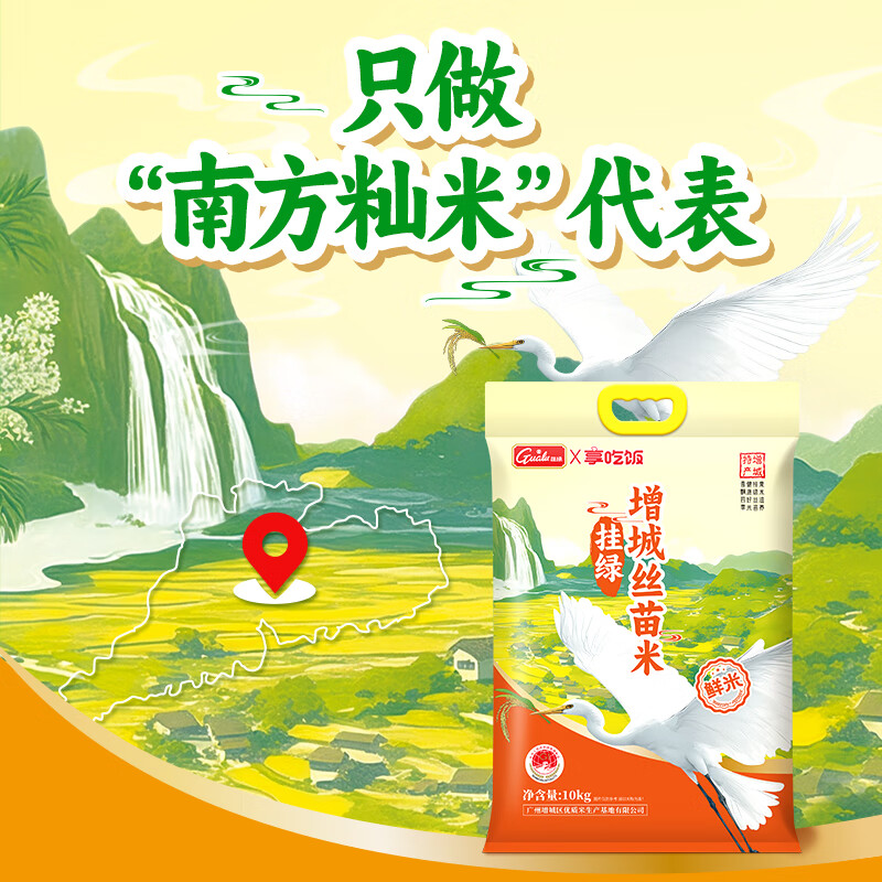 挂绿增城丝苗米 大米 国家地标(增城特产) 南方籼米 长粒香米10kg
