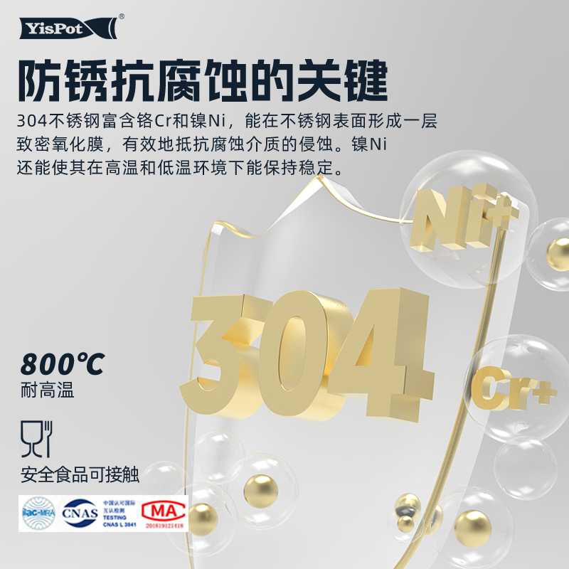 易铂 不锈钢保鲜盒两件套高清大图