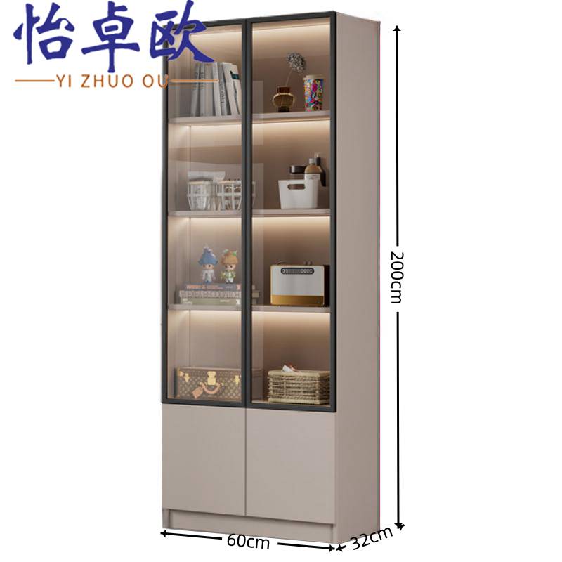 怡卓欧 储物柜60cm小板门台