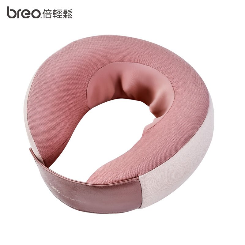 倍轻松(breo)颈椎按摩器Neck C2 按摩仪 颈部按摩仪 热敷便携 护颈U型枕物理揉捏 赤光金肖战同款轻松操同款