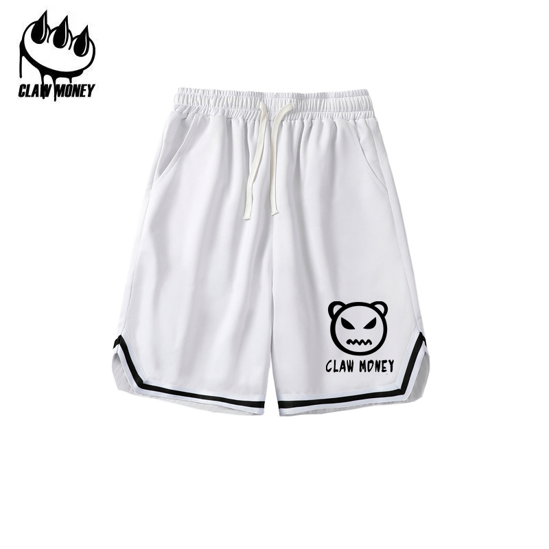 Claw money美式篮球短裤男夏季宽松大码冰丝休闲裤衩ins潮牌运动