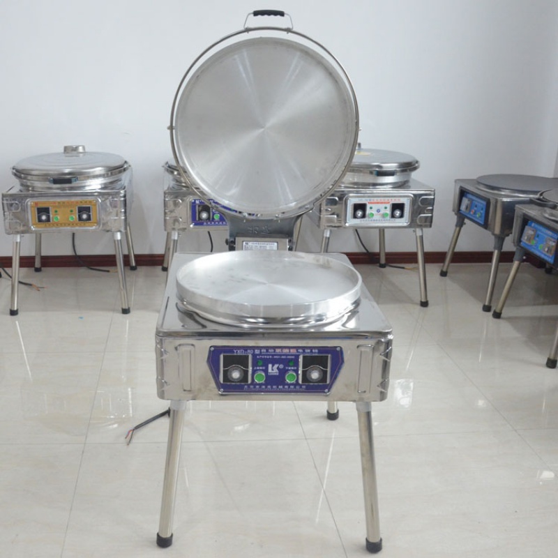 北京洛克80型双控电饼铛商用烙饼锅千层饼烤饼机煎饼油葱酱香饼机 军