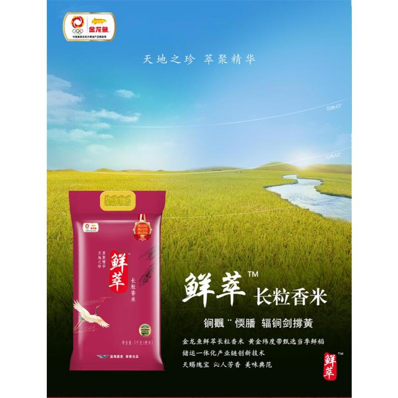 金龙鱼 东北大米 鲜萃长粒香5Kg