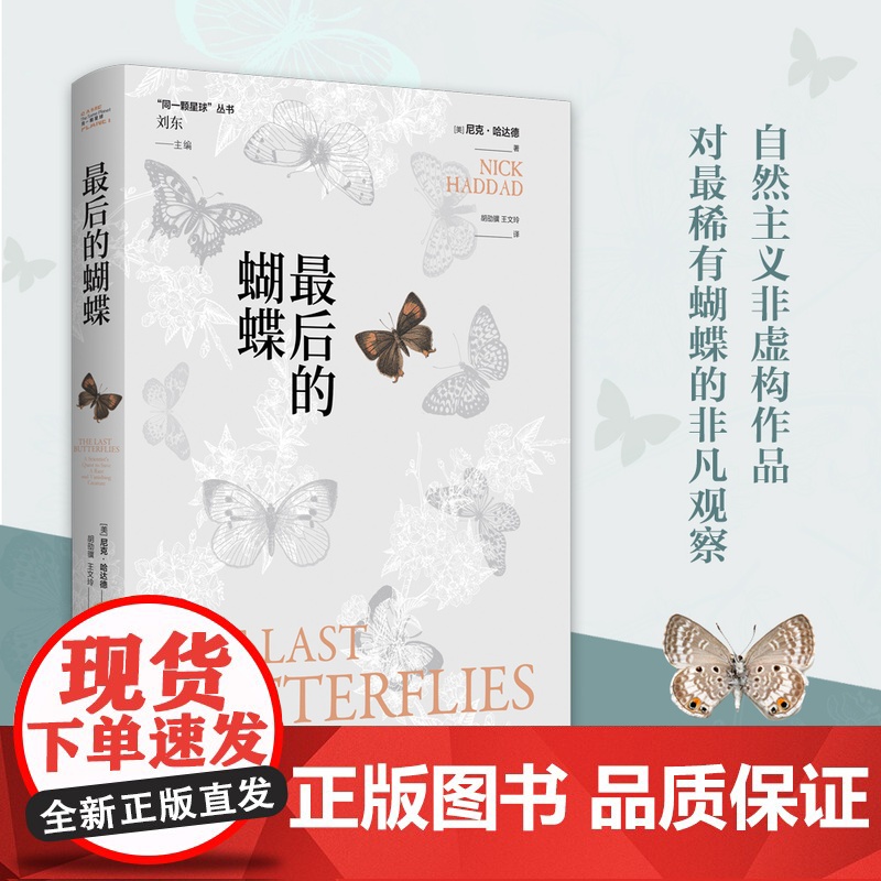 最后的蝴蝶 同一颗星球丛书 清新好读的蝴蝶观察笔记险象环生的拯救生灵故事,在冒险世界里发现美 RM高清大图