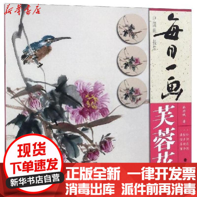 每日一画 中国画技法芙蓉花写意工笔水墨国画册花鸟画册页步骤演示文字解析中国 现代名家技法初学者入临摹基础教程教材书 林兴斌著 摘要书评在线阅读 苏宁易购图书
