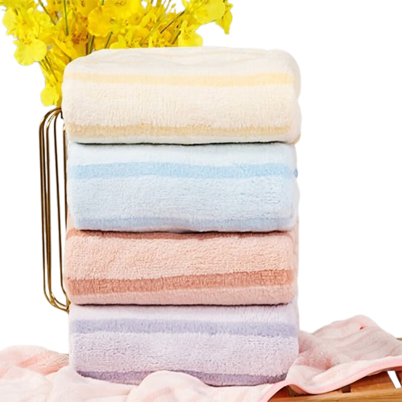 中盈惠彩涤锦毛巾 DJMJ76g 35*75cm 1条高清大图