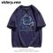 VICTORYVERA短袖t恤女学生宽松韩版夏季ins潮2022新款印花上衣服