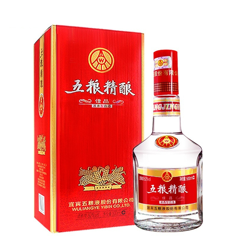 中国酒五粮精酿浓香型白酒度