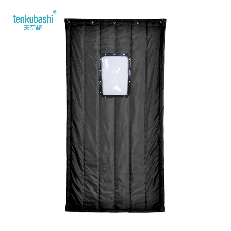 天空桥 棉门帘 MML-147纯黑色40*60cm八层棉 平方米高清大图