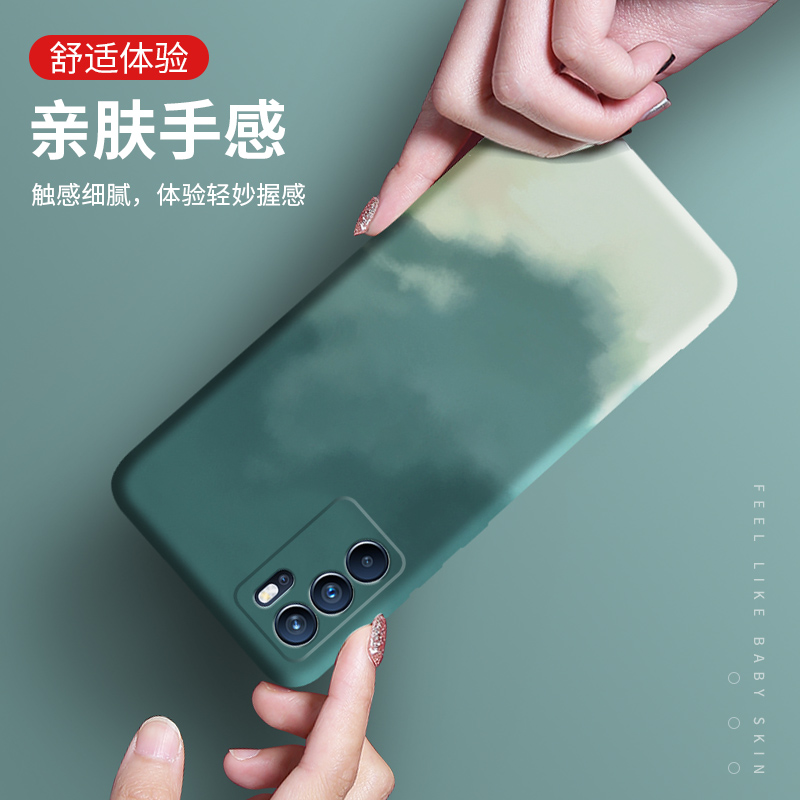 可波 OPPOReno6手机壳新款Reno6pro/pro+保护套硅胶5G个性创意镜头全包防摔软壳男女网红壳高清大图
