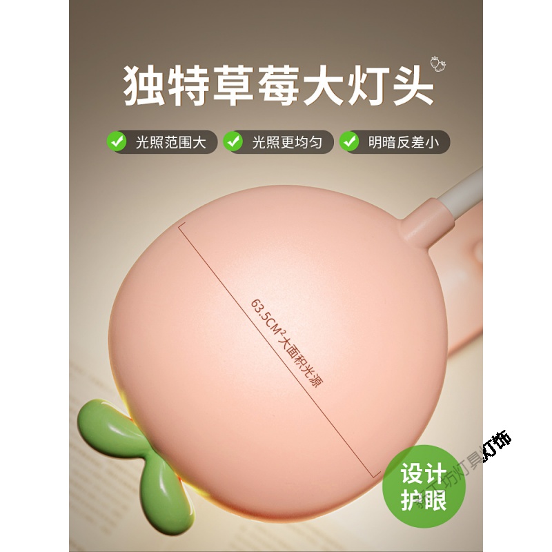苏宁放心购 夹式小台灯护眼充电学生宿舍神器卧室床头夹子式床上看书学习专用高清大图