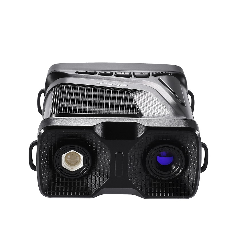 自由虎夜视仪全景高清录像s1红外专业数码全彩四眼手持记录仪