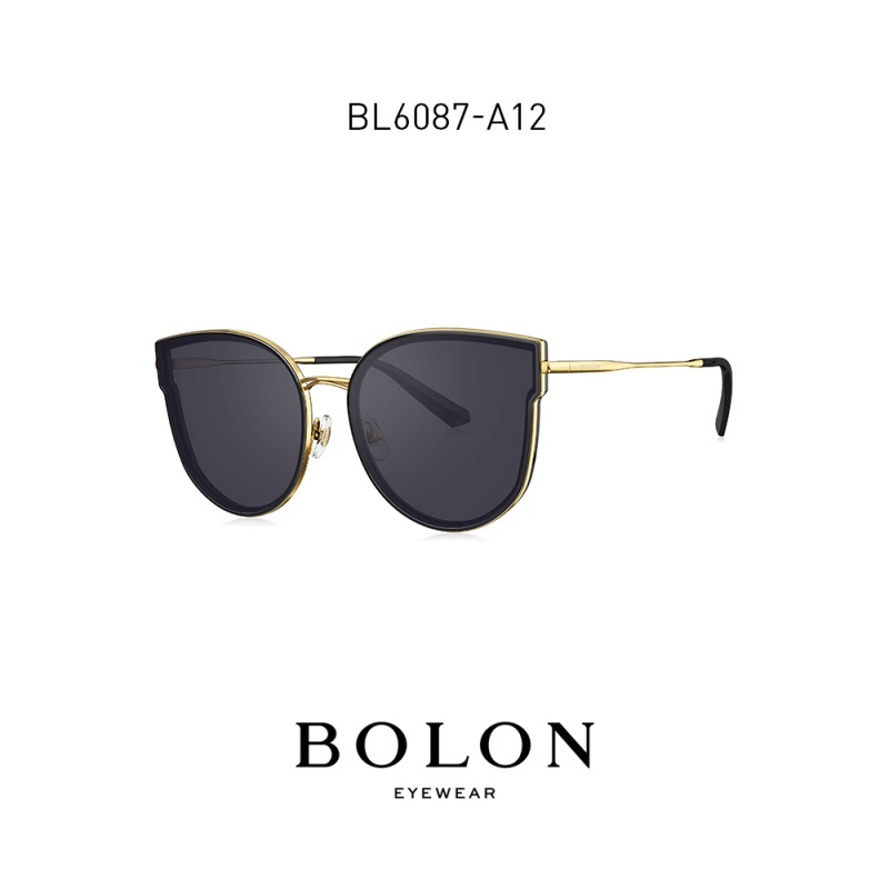BOLON暴龙2020太阳镜猫眼款潮流墨镜金属时尚眼镜女BL6087