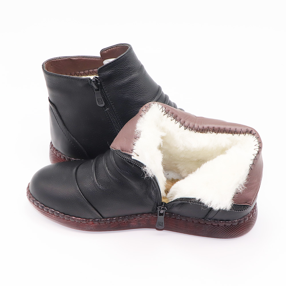 申海防寒鞋8812女式羊毛 防滑耐磨 35-42码 双高清大图